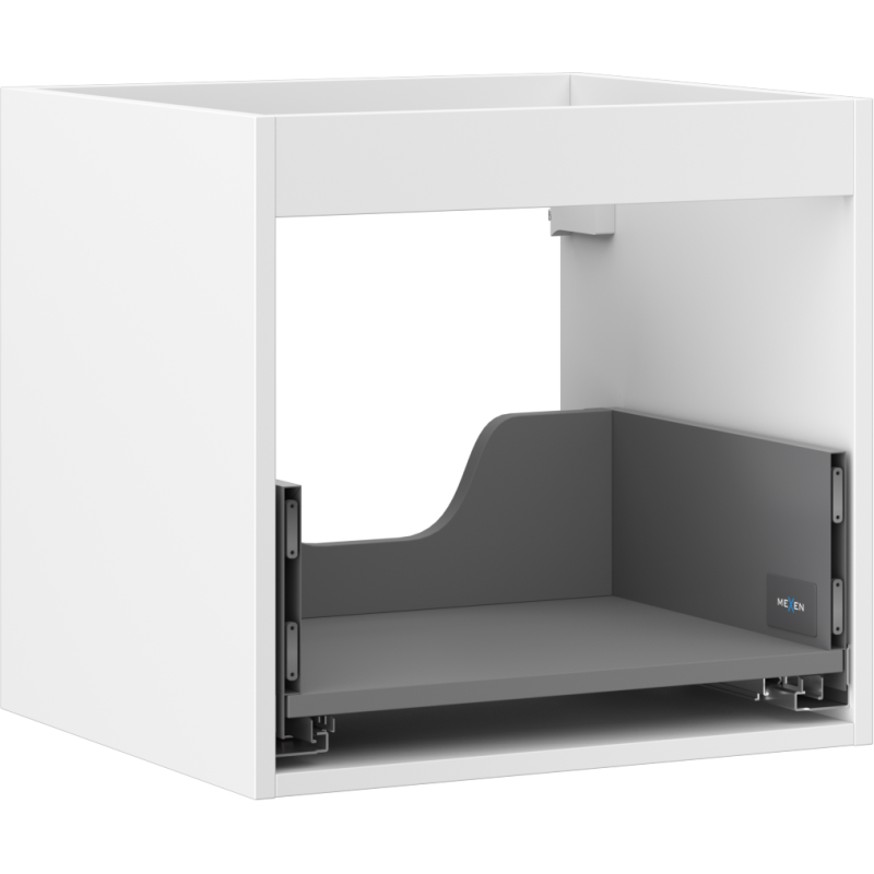 Mexen Box-A corps de meuble sous lavabo 50 cm, 1 tiroir, blanc mat - 91AX0-0500-470-1-01