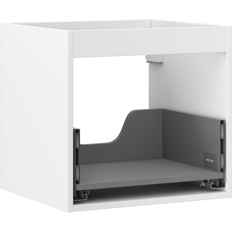 Mexen Box-A corps du meuble sous lavabo 50 cm, 1 tiroir, blanc mat - 91AX0-0500-470-1-01