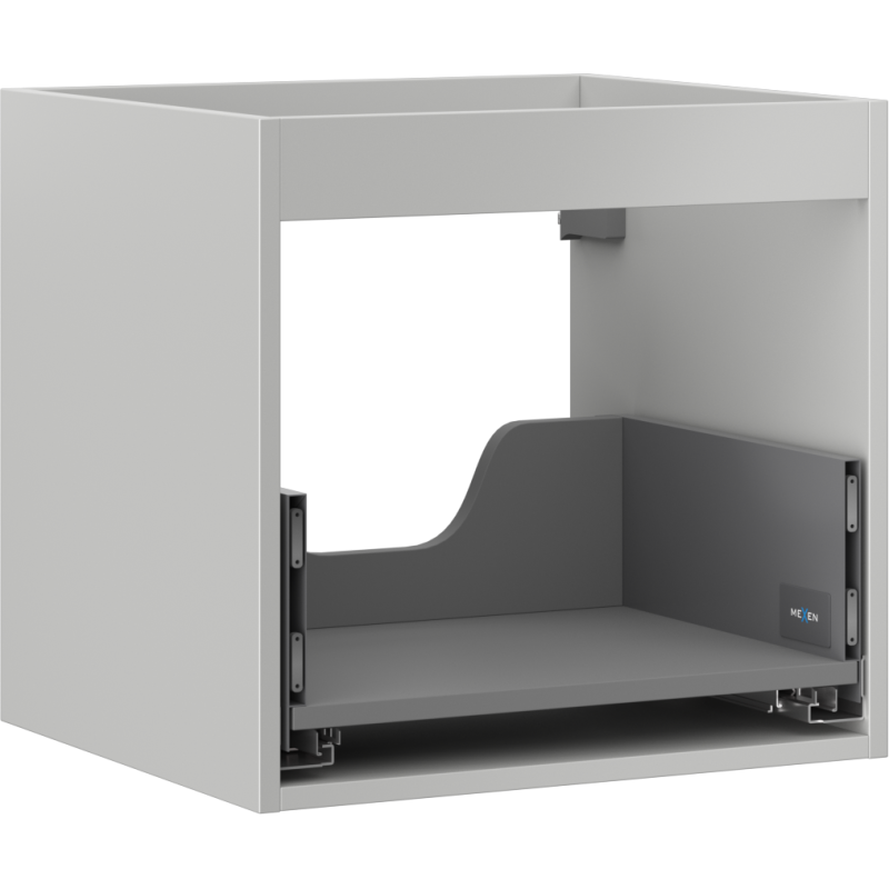 Mexen Box-A corps de meuble sous-vasque 50 cm, 1 tiroir, gris mat - 91AX0-0500-470-1-62
