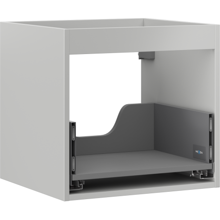 Mexen Box-A armoire de salle de bain sous vasque 50 cm, 1 tiroir, gris mat - 91AX0-0500-470-1-62