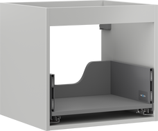 Mexen Box-A corps de meuble sous-vasque 50 cm, 1 tiroir, gris mat - 91AX0-0500-470-1-62