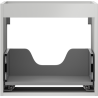 Mexen Box-A corps de meuble sous-vasque 50 cm, 1 tiroir, gris mat - 91AX0-0500-470-1-62