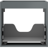 Mexen Box-A meuble sous-lavabo 50 cm, 1 tiroir, graphite mat - 91AX0-0500-470-1-66