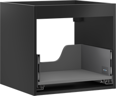 Mexen Box-A corps d'armoire de salle de bain 50 cm, 1 tiroir, noir mat - 91AX0-0500-470-1-71