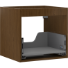 Mexen Box-A caisson de meuble sous-vasque 50 cm, 1 tiroir, noyer - 91AX0-0500-470-1-86