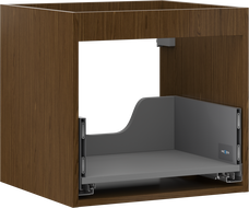 Mexen Box-A caisson de meuble sous-vasque 50 cm, 1 tiroir, noyer - 91AX0-0500-470-1-86