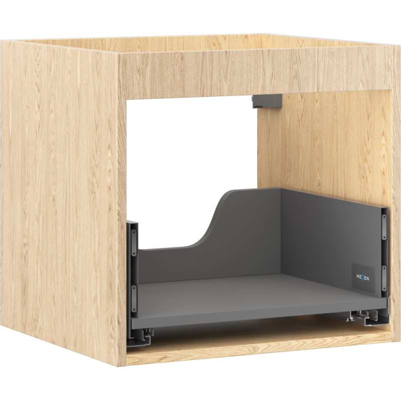 Corps de meuble sous-vasque Mexen Box-A de 50 cm, 1 tiroir, chêne - 91AX0-0500-470-1-81