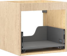 Corps de meuble sous-vasque Mexen Box-A de 50 cm, 1 tiroir, chêne - 91AX0-0500-470-1-81