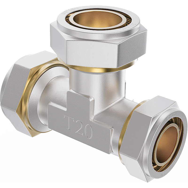 Mexen PEX-S té de réduction vissé PEX 25 x 16 x 25 - W97231-251625-00