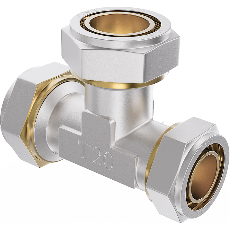 Mexen PEX-S té de réduction vissé PEX 25 x 20 x 25 - W97231-252025-00
