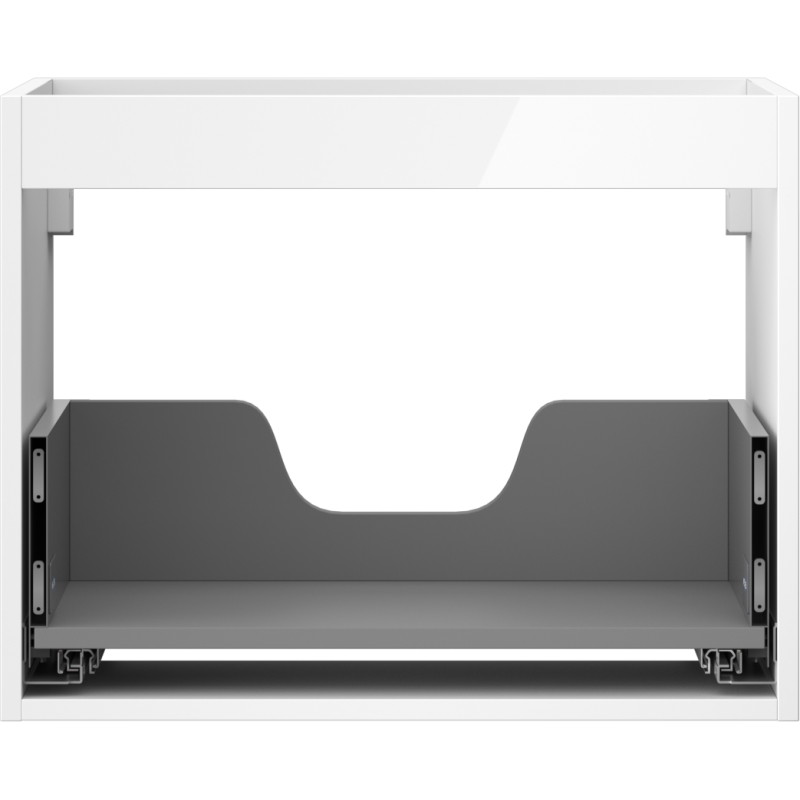 Mexen Box-A corps d'armoire sous-lavabo 60 cm, 1 tiroir, blanc brillant - 91AX0-0600-470-1-00