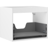 Meuble sous-vasque Mexen Box-A 60 cm, 1 tiroir, blanc mat - 91AX0-0600-470-1-01