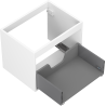 Mexen Box-A corpus de meuble sous-lavabo 60 cm, 1 tiroir, blanc mat - 91AX0-0600-470-1-01