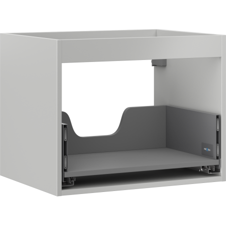Mexen Box-A caisson de meuble sous-lavabo 60 cm, 1 tiroir, gris mat - 91AX0-0600-470-1-62