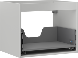Mexen Box-A caisson de meuble sous-lavabo 60 cm, 1 tiroir, gris mat - 91AX0-0600-470-1-62