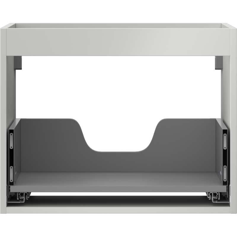 Mexen Box-A caisson de meuble sous-lavabo 60 cm, 1 tiroir, gris mat - 91AX0-0600-470-1-62