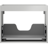 Mexen Box-A corps de meuble sous lavabo 60 cm, 1 tiroir, gris mat - 91AX0-0600-470-1-62