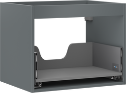 Mexen Box-A corps de meuble sous-lavabo 60 cm, 1 tiroir, graphite mat - 91AX0-0600-470-1-66
