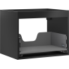 Mexen Box-A corps de meuble sous-vasque 60 cm, 1 tiroir, noir mat - 91AX0-0600-470-1-71