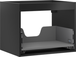 Mexen Box-A corps de meuble sous-vasque 60 cm, 1 tiroir, noir mat - 91AX0-0600-470-1-71