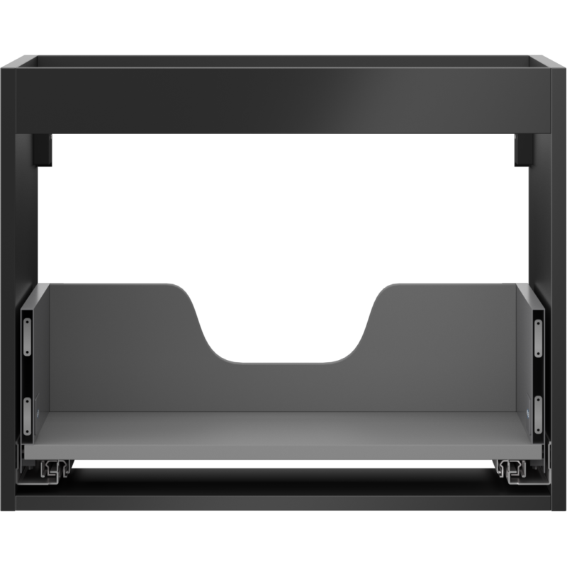 Mexen Box-A corps de meuble sous-lavabo 60 cm, 1 tiroir, noir mat - 91AX0-0600-470-1-71