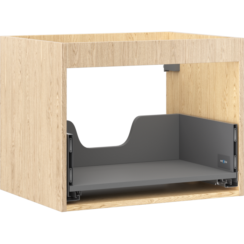 Mexen Box-A caisson de meuble sous-lavabo 60 cm, 1 tiroir, chêne - 91AX0-0600-470-1-81