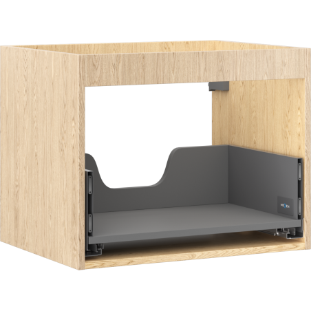 Mexen Box-A corps de meuble sous-lavabo 60 cm, 1 tiroir, chêne - 91AX0-0600-470-1-81