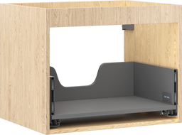 Mexen Box-A corps de meuble sous-lavabo 60 cm, 1 tiroir, chêne - 91AX0-0600-470-1-81