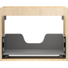 Mexen Box-A caisson de meuble sous-lavabo 60 cm, 1 tiroir, chêne - 91AX0-0600-470-1-81