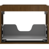 Mexen Box-A cadre de meuble sous lavabo 60 cm, 1 tiroir, noyer - 91AX0-0600-470-1-86