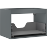 Mexen Box-A corps de meuble lavabo 70 cm, 1 tiroir, graphite mat - 91AX0-0700-470-1-66