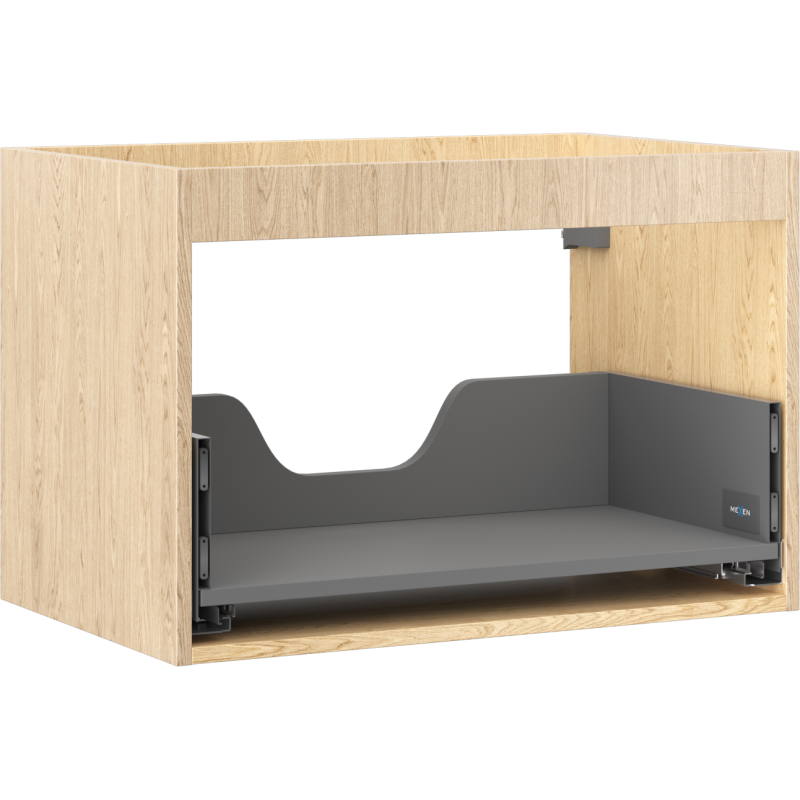 Mexen Box-A Corps de meuble sous-vasque 70 cm, 1 tiroir, chêne - 91AX0-0700-470-1-81