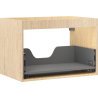 Mexen Box-A Corps de meuble sous-vasque 70 cm, 1 tiroir, chêne - 91AX0-0700-470-1-81