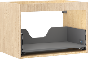 Mexen Box-A Corps de meuble sous-vasque 70 cm, 1 tiroir, chêne - 91AX0-0700-470-1-81