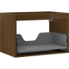 Mexen Box-A corps d'armoire sous-lavabo 70 cm, 1 tiroir, noyer - 91AX0-0700-470-1-86
