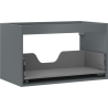 Mexen Box-A corps de meuble sous-lavabo 80 cm, 1 tiroir, graphite mat - 91AX0-0800-470-1-66