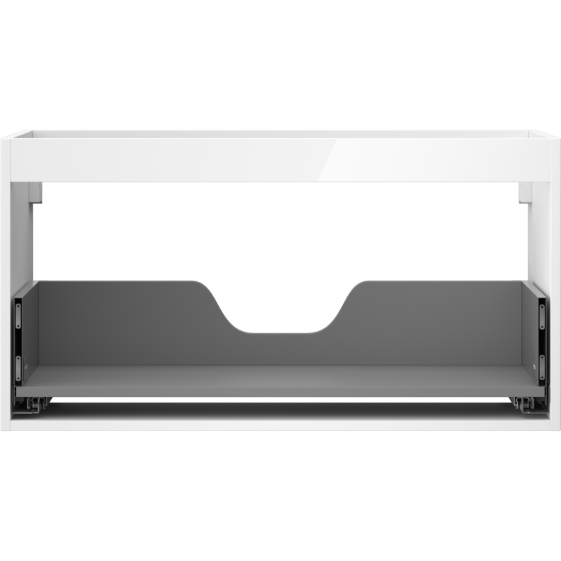 Mexen Box-A corps de meuble sous lavabo 90 cm, 1 tiroir, blanc brillant - 91AX0-0900-470-1-00