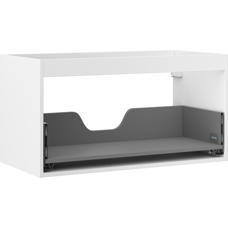 Mexen Box-A armoire sous-lavabo 90 cm, 1 tiroir, blanc mat - 91AX0-0900-470-1-01