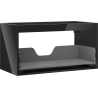 Mexen Box-A corps de meuble sous-lavabo 90 cm, 1 tiroir, noir brillant - 91AX0-0900-470-1-70