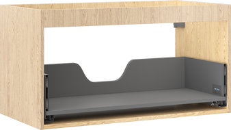 Mexen Box-A corps de l'armoire sous-lavabo 90 cm, 1 tiroir, chêne - 91AX0-0900-470-1-81