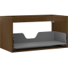 Mexen Box-A meuble sous-lavabo 90 cm, 1 tiroir, noyer - 91AX0-0900-470-1-86