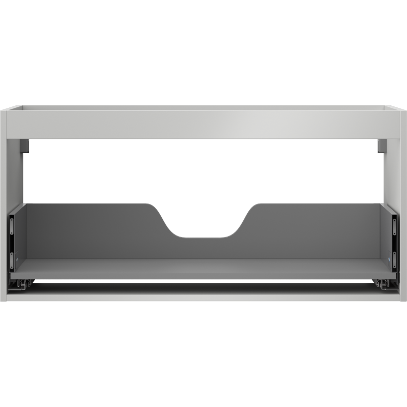 Mexen Box-A meuble sous-lavabo 100 cm, 1 tiroir, gris mat - 91AX0-1000-470-1-62