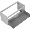 Mexen Box-A meuble sous-lavabo 100 cm, 1 tiroir, gris mat - 91AX0-1000-470-1-62