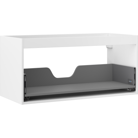 Mexen Box-A caisson de meuble sous-lavabo 100 cm, 1 tiroir, blanc mat - 91AX0-1000-470-1-01