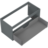 Mexen Box-A corps de meuble sous-lavabo 100 cm, 1 tiroir, graphite mat - 91AX0-1000-470-1-66