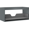 Mexen Box-A corps de meuble sous-lavabo 100 cm, 1 tiroir, graphite mat - 91AX0-1000-470-1-66