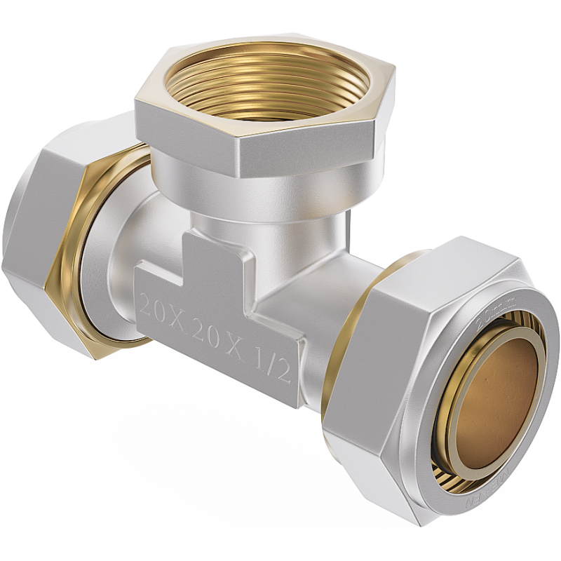 Mexen PEX-S té raccord vissé PEX 20 x 3/4 FG x 20 - W97232-2034F20-00