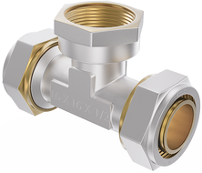 Mexen PEX-S té en laiton PEX 20 x 3/4 GW x 20 - W97232-2034F20-00