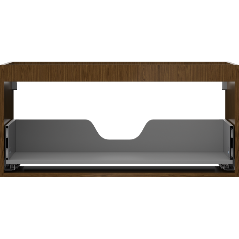 Mexen Box-A châssis de meuble sous-lavabo 100 cm, 1 tiroir, noyer - 91AX0-1000-470-1-86