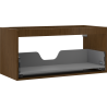 Mexen Box-A cadre de meuble-lavabo 100 cm, 1 tiroir, noyer - 91AX0-1000-470-1-86